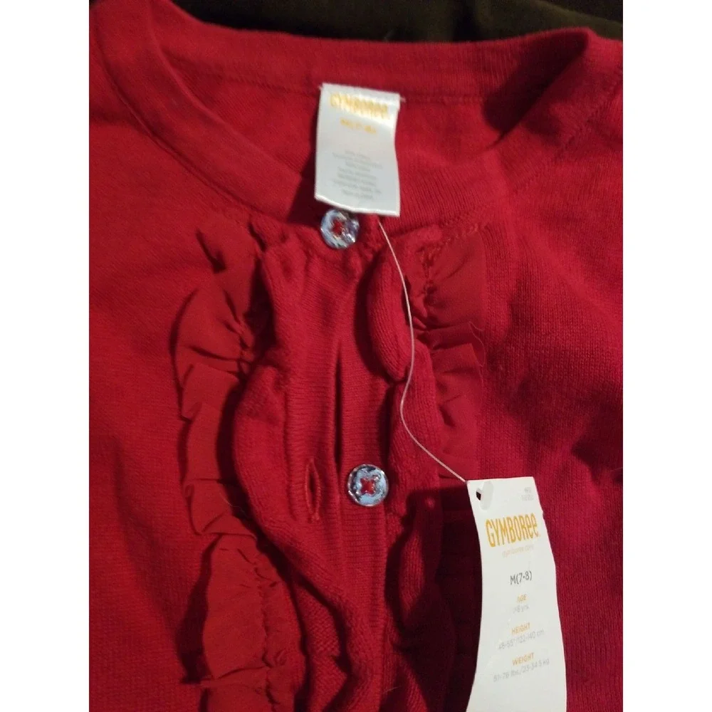 Gymboree homecoming kitty‎ cardigan 7 8 nwt sweater